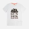 Sundek MINI NEW LOGO T-SHIRT GIROCOLLO CON STAMPA CAMOU