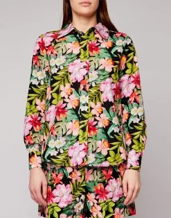 Sundek CAMICIA IN COTONE CON STAMPA FLOREALE