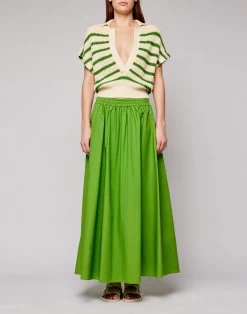 Sundek GONNA LUNGA IN COTONE POPELINE -Moda Sconto 8050842688715 1303