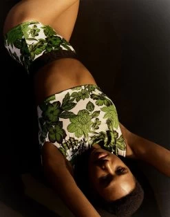 Sundek TOP CROPPED CON STAMPA ZAGABRA