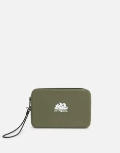 Sundek MINI POCHETTE IN PVC CON LOGO