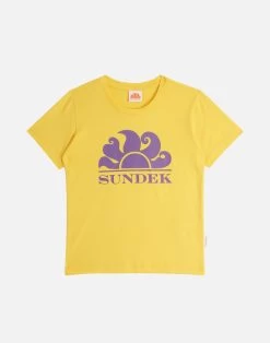 Sundek MINI NEW SIMEON LOGO T-SHIRT GIROCOLLO