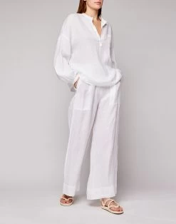 Sundek BLUSA IN LINO CON TASCA -Moda Sconto 8050842752058 1539