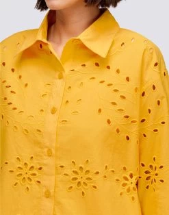 Sundek CAMICIA DA DONNA IN SANGALLO -Moda Sconto 8050842766963 16147