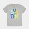 Sundek T-SHIRT GIROCOLLO CON LOGO MULTICOLOR -Moda Sconto BOY T SHIRTSS T SHIRT GREYMELANGE B155TEJS000 02900 1