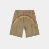 Sundek SHORTS CARGO IN TESSUTO TINTO IN CAPO CON ARCOBALENO -Moda Sconto BOY WALKSHORT WALKSHORTTC KHAKI01 B248WKPP900 15801 1