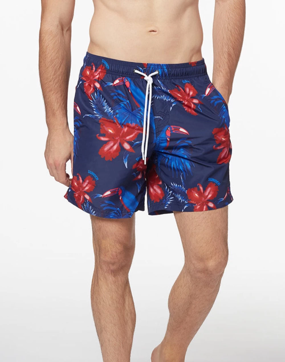 Sundek COSTUME DA BAGNO MEDIO A VITA ELASTICATA STAMPA TOUCANTRIP 3 Sundek COSTUME DA BAGNO MEDIO A VITA ELASTICATA STAMPA TOUCANTRIP