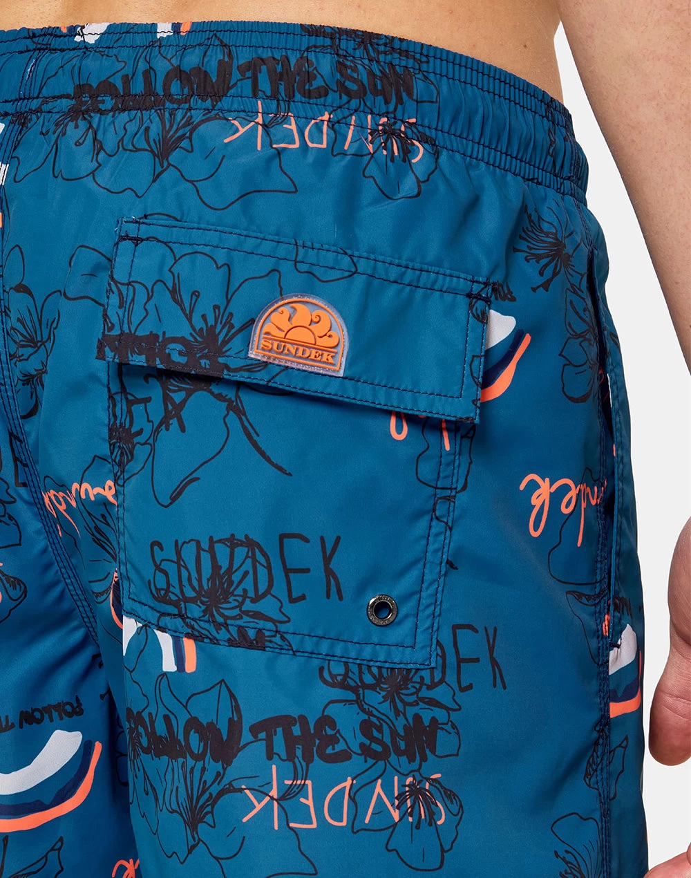 Sundek COSTUME DA BAGNO CORTO CON VITA ELASTICA E STAMPA KIDOODLE 5 Sundek COSTUME DA BAGNO CORTO CON VITA ELASTICA E STAMPA KIDOODLE - immagine 3