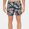 Sundek COSTUME DA BAGNO CORTO CON STAMPA FANTASIA TROPICALE -Moda Sconto MAN BDVOLLEY14FA SWIMTRUNKS BLACK M633BDRT4BO 004BO 7