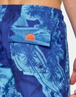 Sundek COSTUME DA BAGNO CORTO CON STAMPA CLIPPING ART 7 Sundek COSTUME DA BAGNO CORTO CON STAMPA CLIPPING ART -Moda Sconto MAN BDVOLLEY14FA SWIMTRUNKS INDIGO M633BDRT4CG 633CG 19