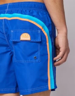Sundek COSTUME DA BAGNO LUNGHEZZA MEDIA VITA ELASTICATA -Moda Sconto MAN BOARDSHORT BOARDSHORT ELECTROBLUE01 M505BDTA100 67501 3