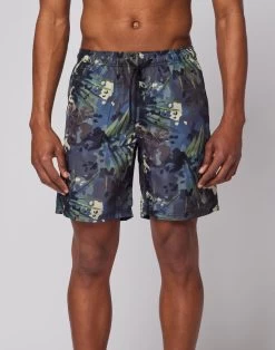 Sundek COSTUME DA BAGNO LUNGO A VITA ELASTICATA STAMPA SPOTTY JUNGLE