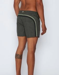 Sundek COSTUME DA BAGNO RIGATO A VITA ELASTICATA TINTO FILO