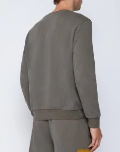 Sundek FELPA GIROCOLLO CON TASCHINO -Moda Sconto MAN FLEECE POCKETSWEATSHIRT ROCK01 M151JHF6600 95501 1