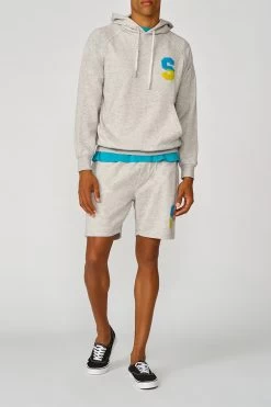 Sundek FELPA CON CAPPUCCIO CON MANICHE RAGLAN E TASCA A CANGURO -Moda Sconto MAN HOODIE HOODIE GREYMELANGE M149JHF7900 02900 1