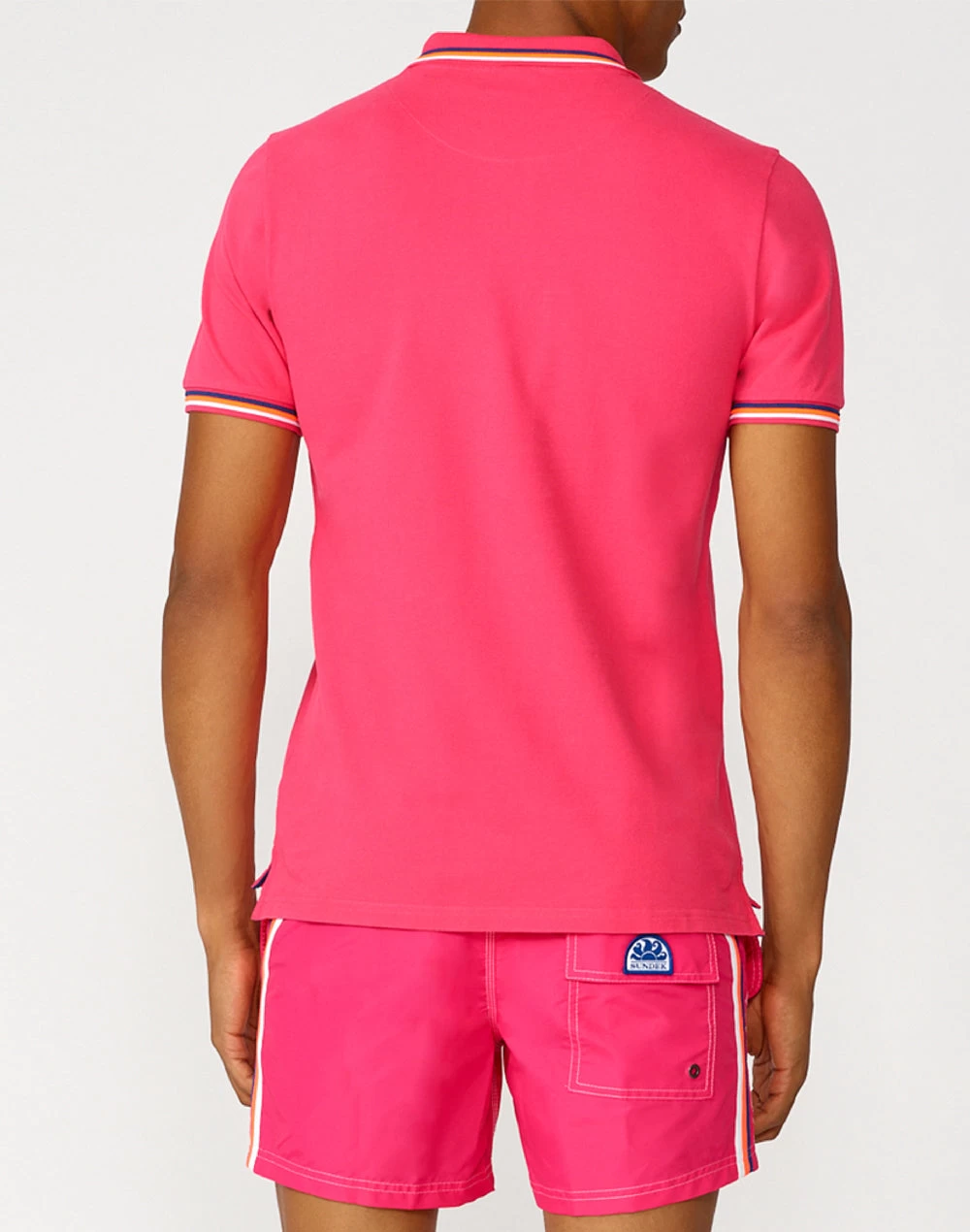 Sundek POLO BRICE IN COTONE PIQUET CON DETTAGLI TRICOLOR 4 Sundek POLO BRICE IN COTONE PIQUET CON DETTAGLI TRICOLOR - immagine 2