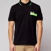 Sundek POLO IN COTONE JERSEY ORGANICO -Moda Sconto MAN POLO POLOSS BLACK M982PLJ9900 00400 2