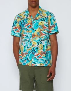 CAMICIA CON STAMPA SUNDEK ROCK ALL OVER