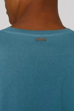 Sundek T-SHIRT CON RICAMO PALME - GOLDENWAVE SPECIAL EDITION -Moda Sconto MAN T SHIRTSS PALMSEMBROIT SHIRT BRISTOLBLUE GM175TEJR1Z7 976Z7 4