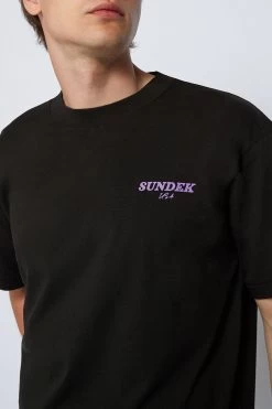 Sundek T-SHIRT CON STAMPA LOGO ARCHIVE SUL RETRO -Moda Sconto MAN T SHIRTSS T SHIRT BLACK M291TEJR800 00400 3