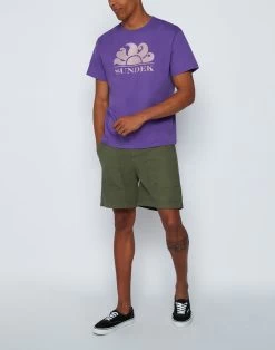 Sundek T-SHIRT STAMPA LOGO TRATTEGGIATO -Moda Sconto MAN T SHIRTSS T SHIRT TRUEPURPLE M293TEJR900 94900 1 a4715060 2aeb 492c a07c 8f73a44da5eb