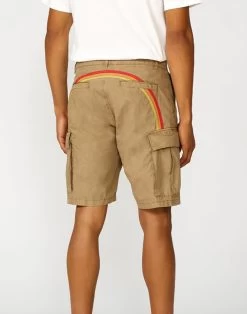 Sundek SHORTS CARGO IN TESSUTO TINTO IN CAPO CON ARCOBALENO