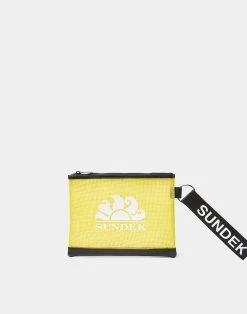 Sundek MINI POCHETTE IN MESH CON LOGO