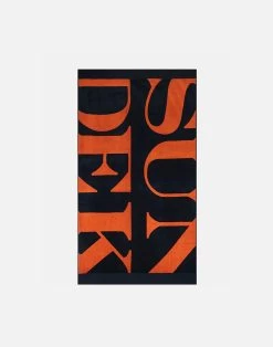 Sundek TELO MARE IN SPUGNA CON MAXI LOGO