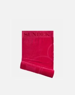Sundek TELO MARE JACQUARD CON LOGO -Moda Sconto Unisex TOWEL LOGOTOWEL FLAMINGO AM379ATC1000 69200 13 64eb67ed 0ccc 406f 8a5e 16412635cedc