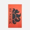 Sundek TELO MARE IN MICROFIBRA CON LOGO -Moda Sconto Unisex TOWEL MICROFIBERTOWEL FLUOORANGE01 AM398ATMI100 04701 1