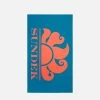 Sundek TELO MARE IN MICROFIBRA CON LOGO -Moda Sconto Unisex TOWEL MICROFIBERTOWEL REEFBLUE01 AM398ATMI100 77601 1