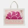 Sundek TOTE BAG IN CANVAS -Moda Sconto WOMAN BAG MAXICANVAS SK003 WHITE01 GAW720ABCV800 00601 10