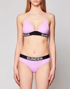 Sundek MARCELA SLIP CULOTTE CON ELASTICO -Moda Sconto WOMAN BIKINI MARCELACOULOTTEBOTTOM SEAFAN W200KBL3000 96500 2