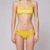 Sundek TOP BRALETTE SPORTIVO E SLIP CULOTTE SLIM FIT -Moda Sconto WOMAN BIKINI MAXILOGOBIKINI SUNCORAL W405KNL30LM 969LM 1