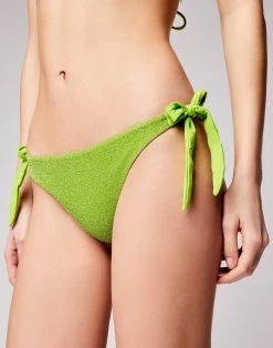 Sundek AMORA - SLIP REGULAR IN LUREX CON FIOCCHETTI -Moda Sconto WOMAN BIKINIBOTTOM AMORATIESBOTTOM BANYAN W210KBL6100 96700 4