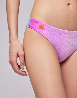 Sundek SLIP CULOTTE CON BACK STROPICCIATO -Moda Sconto WOMAN BIKINIBOTTOM BIKINIBOTTOM IBISCO W283KBL75NU 968NU 4