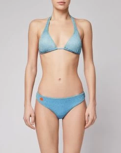 Sundek SLIP CULOTTE IN LUREX 6 Sundek SLIP CULOTTE IN LUREX -Moda Sconto WOMAN BIKINIBOTTOM JOLLABOTTOM TRUNKFISH W283KBL6100 97000 1