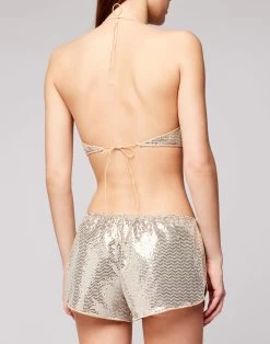 Sundek TOP HIGH NECK CON PAILLETTES 6 Sundek TOP HIGH NECK CON PAILLETTES -Moda Sconto WOMAN BIKINITOP BIKINITOP CALLA W243KTL6700 79200 3