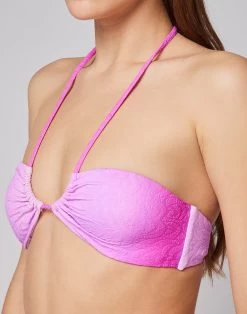 Sundek TOP A FASCIA REGOLABILE CON LACCI 9 Sundek TOP A FASCIA REGOLABILE CON LACCI -Moda Sconto WOMAN BIKINITOP BIKINITOP IBISCO W329KTL75NU 968NU 3