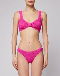 Sundek TOP BRALETTE IN TESSUTO GOFFRATO