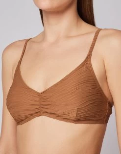 Sundek TOP BRALETTE EFFETTO WAVE -Moda Sconto WOMAN BIKINITOP BIKINITOP RAWWOOD GW332KTL7700 97400 3