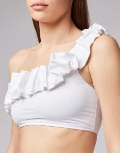 Sundek TOP MONOSPALLA CON ROUCHE 7 Sundek TOP MONOSPALLA CON ROUCHE -Moda Sconto WOMAN BIKINITOP BIKINITOP WHITE GW327KTL6900 00600 3