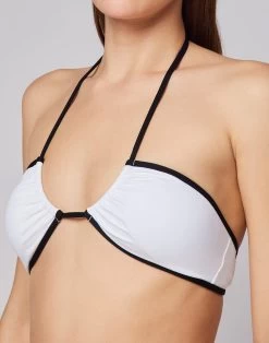 Sundek TOP A FASCIA CON LACCI INCROCIATI 7 Sundek TOP A FASCIA CON LACCI INCROCIATI -Moda Sconto WOMAN BIKINITOP BIKINITOP WHITE01 GW329KTL7300 00601 3