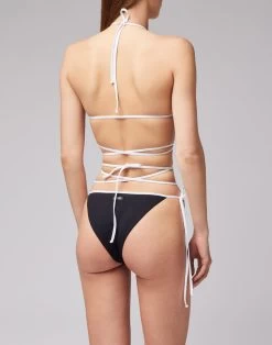 Sundek TOP A TRIANGOLO CON LACCI 8 Sundek TOP A TRIANGOLO CON LACCI -Moda Sconto WOMAN BIKINITOP BIKINITOP WHITE01 GW444KTL7300 00401 5