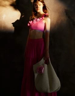 Sundek TOP CON BALZA -Moda Sconto WOMAN BIKINITOP ONESHOULDERTOP ABELIA GW327KTL5900 79100 14