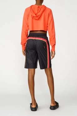 Sundek WALKSHORT RAINBOW GLOSSY RIPSTOP -Moda Sconto WOMAN BOARDSHORT SHORTRAINBOWPANTS BLACK01 GW713BDRP200 00401 2