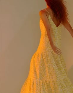 Sundek ABITO LUNGO CON SPALLINE SOTTILI E STAMPA ZEBRATA