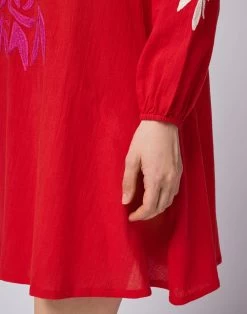 Sundek ABITO CORTO RICAMATO -Moda Sconto WOMAN DRESS EMBROIDEREDDRESS LOBSTER01 GW622DRMU200 70701 5