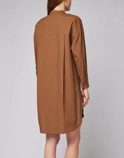 Sundek CHEMISIER IN POPELINE DI COTONE -Moda Sconto WOMAN DRESS POPELINEDRESS RAWWOOD GW768DRPI200 97400 3