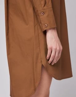 Sundek CHEMISIER IN POPELINE DI COTONE -Moda Sconto WOMAN DRESS POPELINEDRESS RAWWOOD GW768DRPI200 97400 4